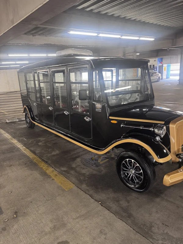 Wedding golf cart